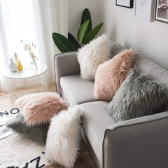 Soft Plush Cushion Cover Home Decor Pillow Covers Living Room Bedroom Sofa Decorative Pillowcase 45x45cm Shaggy Cover