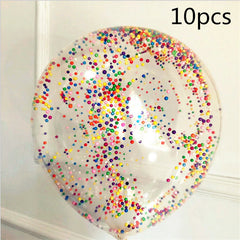 One Giant Transparent Balloon Colorful Bubble Balloon Birthday Party Wedding Decoration Balloon Anniversary BoBo Balloon.