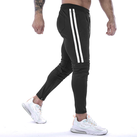 Mężczyzny Fitness Sporty długie spodnie swobodny trening biegowy Slim Fit Pants