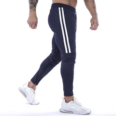 Pantaloni di fitness muscolare maschile sport lunghi pantaloni da corsa casual allenamento slim fit pantaloni