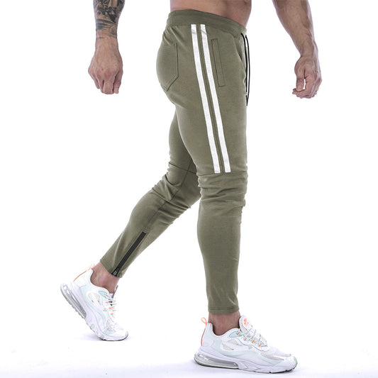 Mężczyzny Fitness Sporty długie spodnie swobodny trening biegowy Slim Fit Pants