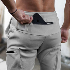 Herren schnelle trockene Jogger -Frachthose mit Kordelkordel und Taschen