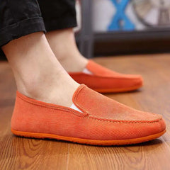 Autumn Men Flats Shoes Slip On Male Loafers Driving Moccasins Homme Men Casual Shoes Fashion Dress Wedding Footwear Summer 2022