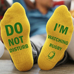 Chaussettes de chaussettes de rugby chaussettes de cheville unisexe