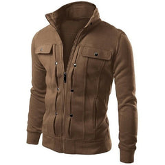 Veste de manteau de revers mince pour hommes génériques pour hommes