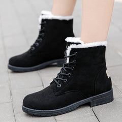 Winter Martin Boots Cotton Boots Mid Calf Warm Thick Comfortable Snow Boots