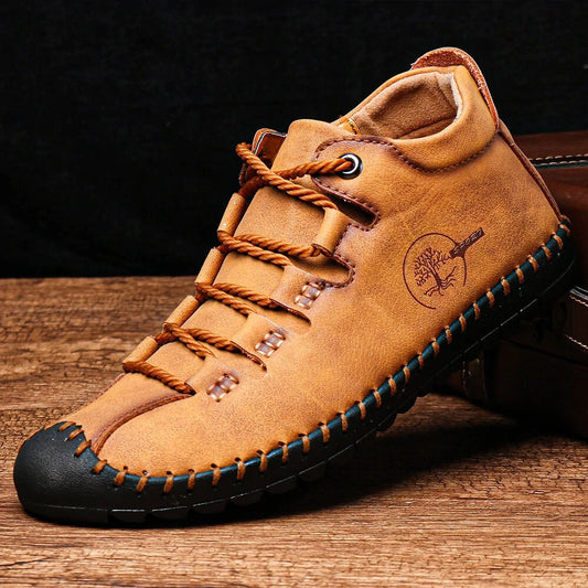 Mid-top Martin Boots Ręcznie robione męskie buty męskie buty na zewnątrz koronkowe skórzane buty