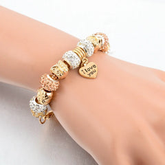 Pulsera ajustable con joyas de cadena