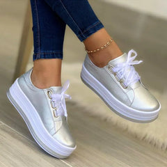 Plus Size Women's Sneaker 2023 Outdoor Breathable Casual Shoes New Platform Casual Shoes