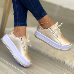 Plus Size Women's Sneaker 2023 Outdoor Breathable Casual Shoes New Platform Casual Shoes