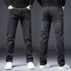 Men's Vintage Water Wash Stretch Denim Pants