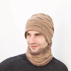 Winter Man HAT GUAVES SCARF SCARICO TROI TRE PEZZO TROI SETTO MOLTO UN MENI OUTDOOR CALDO BASIE CORSO