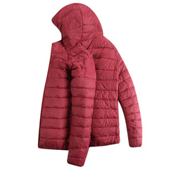 Solid Color Cotton Coat Smart Thermostat Winter Men Warm USB Heating Jackets Hooded Heated Clothing Waterproof Warm Jackets