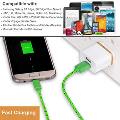 Micro USB Cable 2.4A Fast Lading CABO USB Micro Mobilfunkkabel Ladekabelkabel für Xiaomi Samsung S7 LG Android Cable