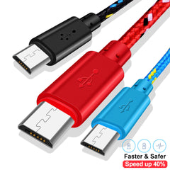 Micro USB Cable 2.4A Fast Lading CABO USB Micro Mobilfunkkabel Ladekabelkabel für Xiaomi Samsung S7 LG Android Cable