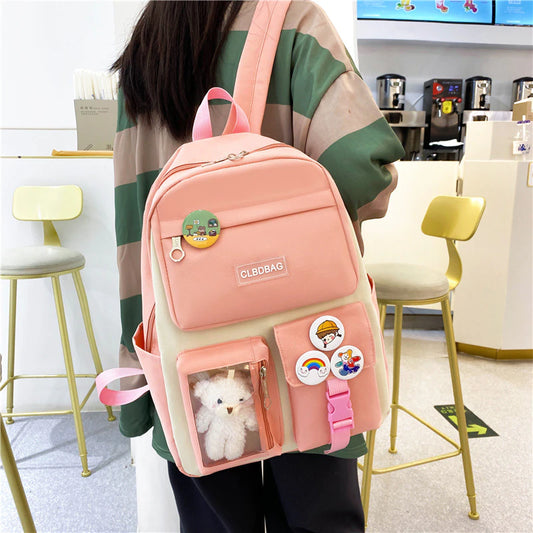 Backpack Bag Female Student High-capacity Capacity Knapsack Simple Backpack