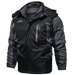 Men's Outdoor Velvet Thickened Windproof And Rainproof Jacket