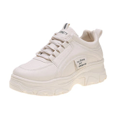 Dad Shoes Women's Spring Small White Shoes Women's Students All-Match Increased Casual Sports Thick Bottom Tide