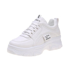 Dad Shoes Women's Spring Small White Shoes Women's Students All-Match Increased Casual Sports Thick Bottom Tide