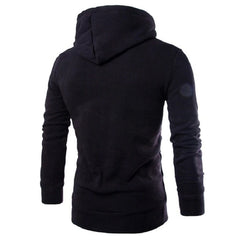 Men's Hoodie with Two-Way Zipper