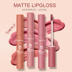 12 couleurs Velvet Matte Lip Bloss étanche hydratant facile à porter Cosmétique de beauté hydratante de liquide hydratant durable