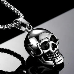 Personalized Skull Necklace Punk Necklace