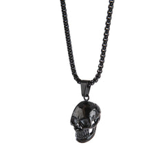 Personalized Skull Necklace Punk Necklace