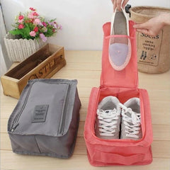 Waterproof Shoes Clothing Bag Convenient Travel Storage Bag Nylon Portable Organizer Bags Shoe Sorting Pouch Multifunction