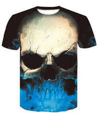 Men's Polyester Fiber Digital Print Casual Top