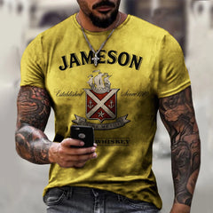 T-shirt sportif à manches courtes de taille plus pour hommes