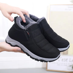 Beijing Cotton Shoes Women Plus Velvet Thickened Warm Snow Boots Middle Men and Women Couple Cotton Shoes