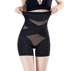 Body-sculpting Abdomen Panties High-waist Hip-lifting Waist Boxer Briefs Post-natal Shaping Anti-glare Body Pants