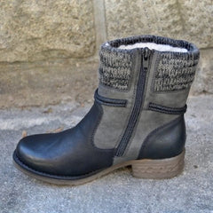 Chaussures d'hiver d'automne laine épaissis les femmes de la cheville