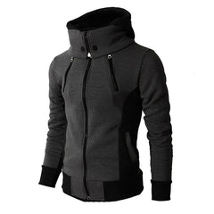 COODED Casual Herbst Winter Slim Fit Hoodie