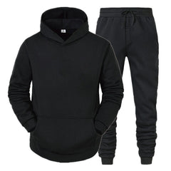 Men 2Pcs Outfits Long Sleeve Pullover Hoodie Sweatshirt