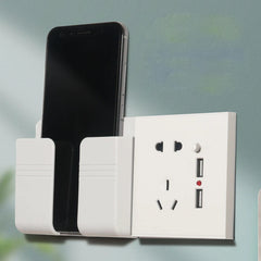 Home Decoration Wall Holder Phone Charging Holder Socket Charger Storage Box Mobile Phone Holder Universal Stand