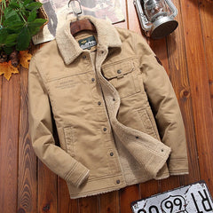 Men's Male Casual Loose With Fleece New Arrived Winter Jacket