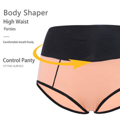 Women High Waist Cotton Fitness Traceless Brief Tanga Sports Panties