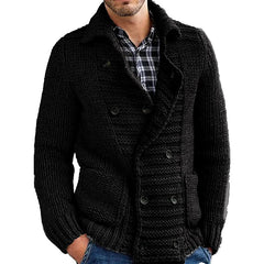 Pulls tricotés hommes Nouveau bouton Plackeet Cardigan Poulain Veste en manteau