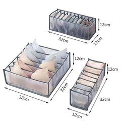 Caja de almacenamiento del organizador de cajón de 1 PC organizadores plegables organizadores de cajas de almacenamiento de divisor de cajones para calcetines de calzoncillos