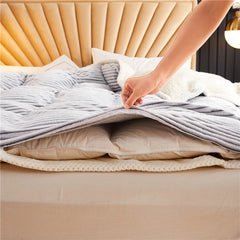 Milk Velvet Magic Velvet Double Blanket Thick Single Quilt Falier Lamb Wool Multifunctional Blanket