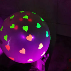 Ballons fluorescents néon Black Light Balloons Night Light Mini Dot Balloons Fluorescent Balloon Party