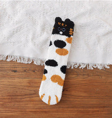 Chaussettes de patte de chat confortables pour les filles et les femmes