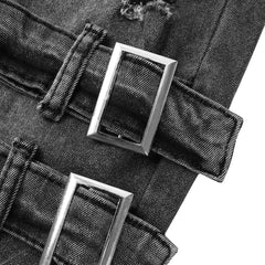 Jeans de diseñador de cintura alta para hombres