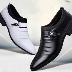 Kick à talon à talons bas pour le dessus bas Point-Toe Casual Business Anti-slip extérieur chaussures supérieures à basse coupe