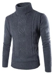 Männer Rollkragenpullover Strickwege