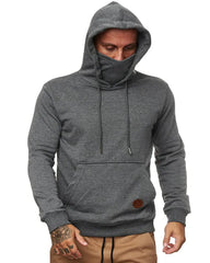 Herbst Herren -Kapuze -Sweatshirt Langarm Top Casual Modetrendy Loose Street Hoodie