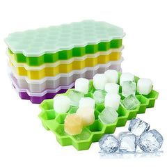 Meilleur 37 Grille Silicone Popsicle Moule de glace Moule de glace Créatif DIY Honeycomb Forme carrée Cube d'outil de boisson froide