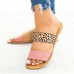 Flat Colorful Women's Sandal Slippers