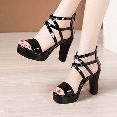 Fashionable High Heeled Sandals